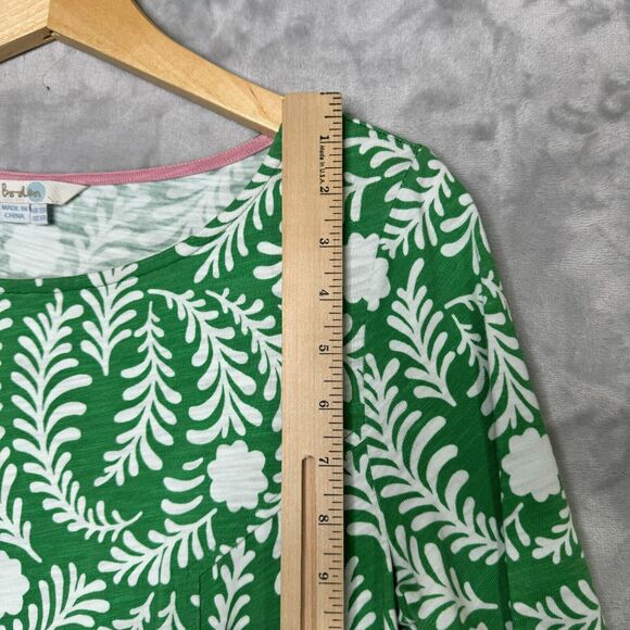 Boden Green and White Mini Dress - Picture 11 of 13
